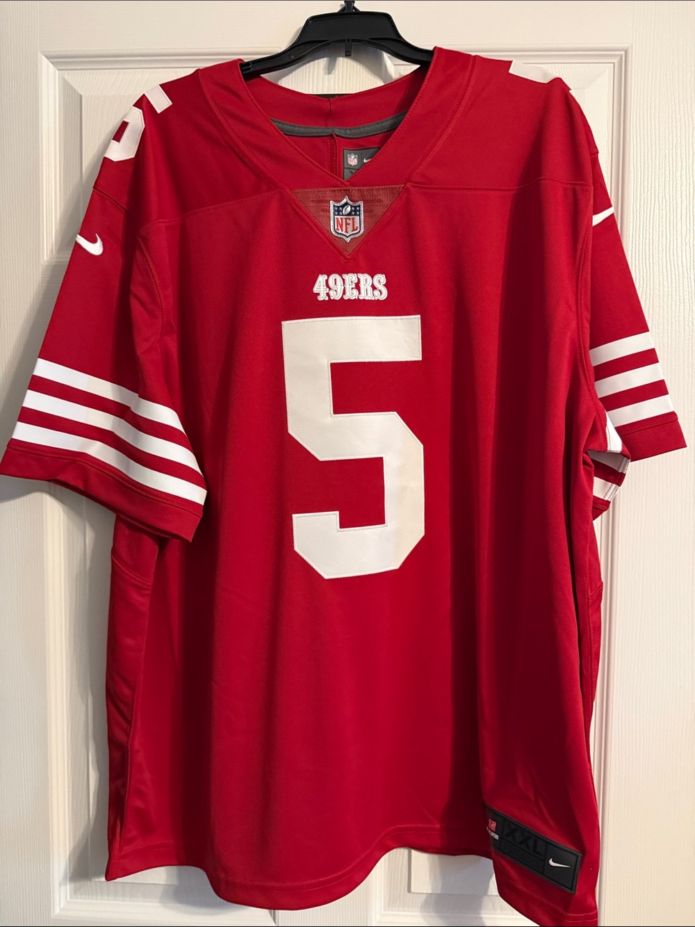 Nike Red San Francisco 49ers #5 Football Jersey